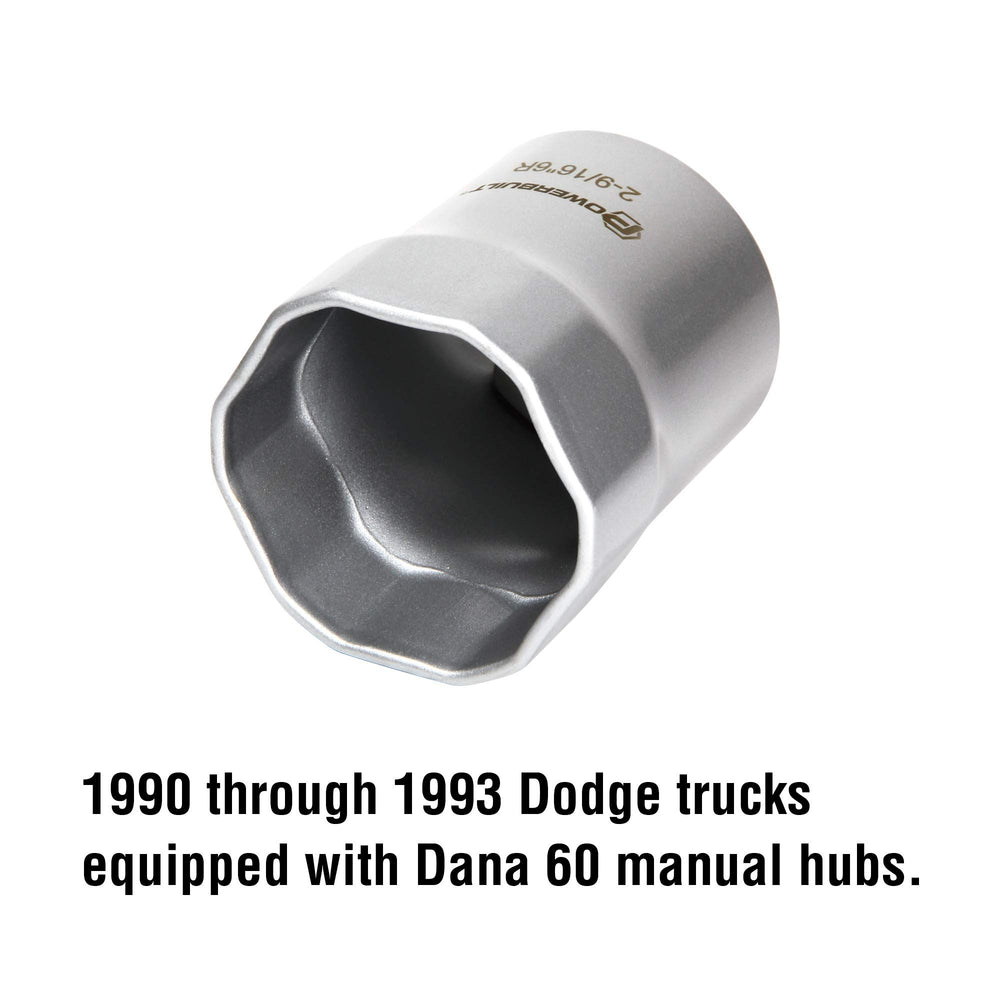 Powerbuilt heat-treated carbon steel construction ensures long-lasting performance during service.