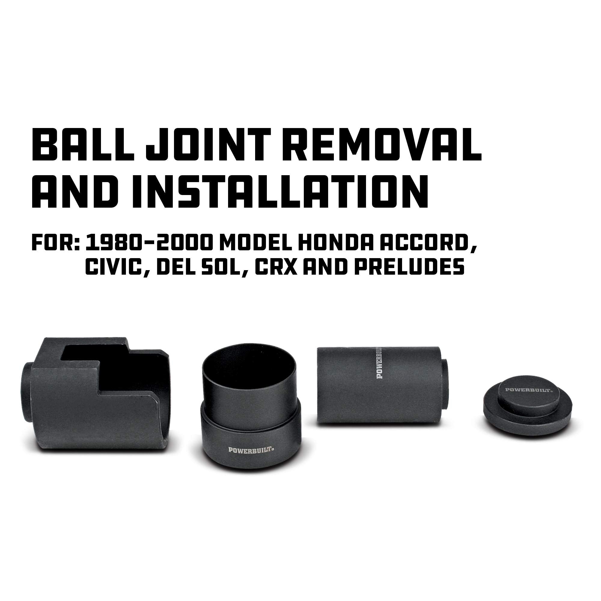 Powerbuilt Honda adapter kit storage case keeps components organized for service