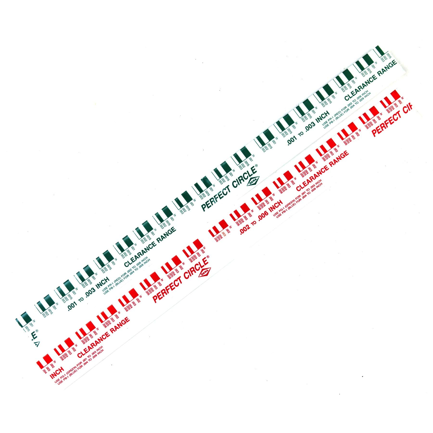 Powerbuilt Plastigauge green strip between bearing and journal for precise clearance checks.
