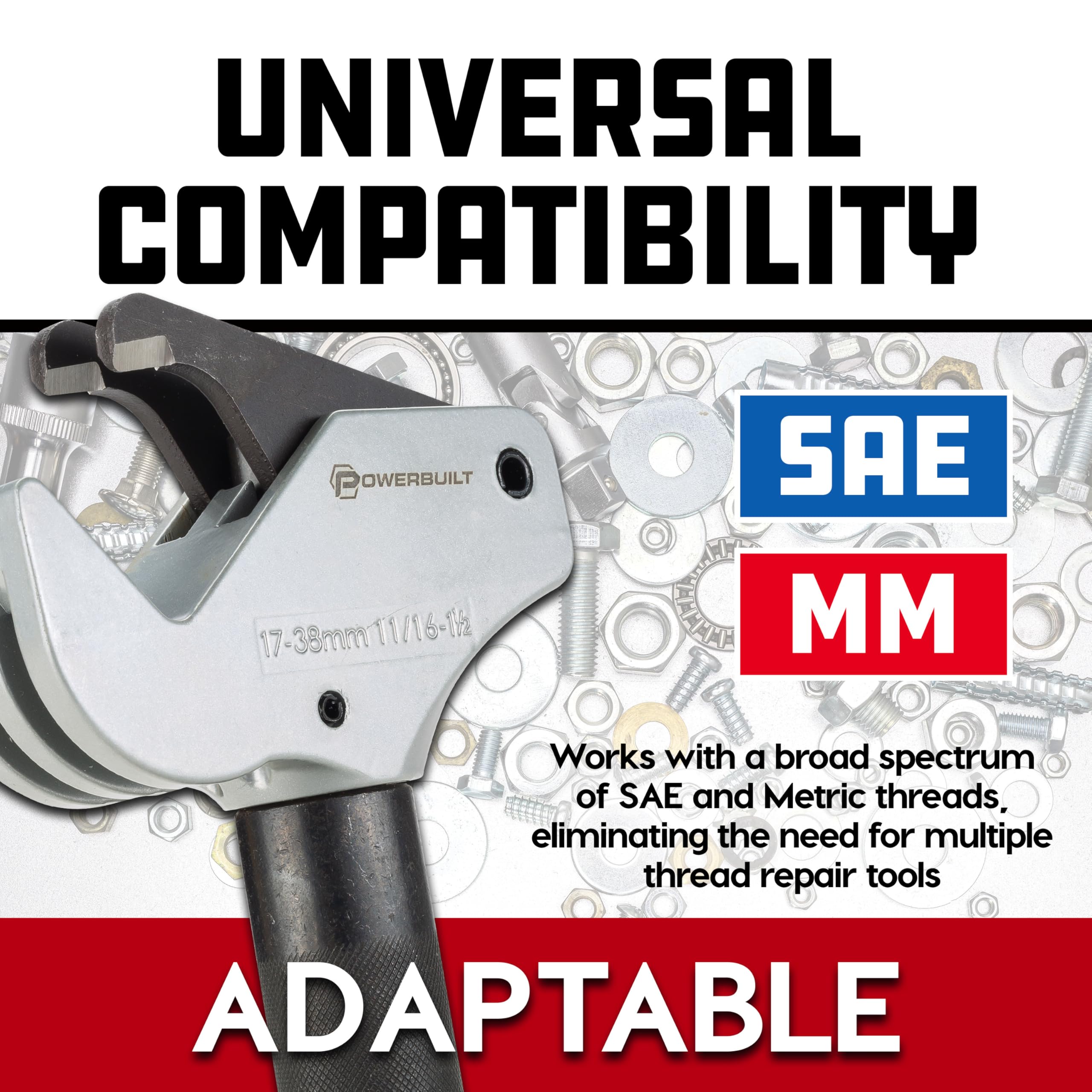 Powerbuilt thread repair tool ideal for professional repairs