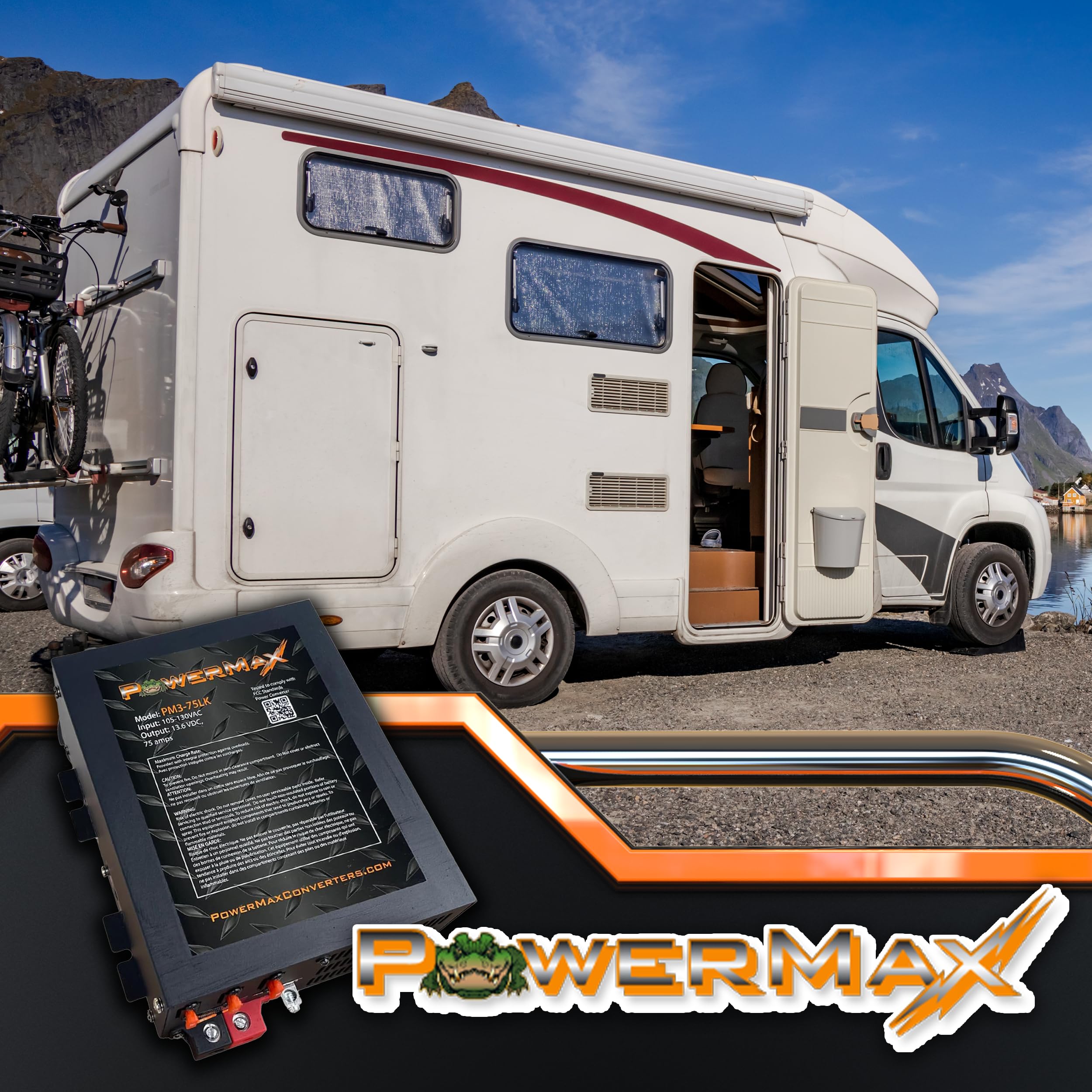 PowerMax PM3-75LK providing reliable RV power supply