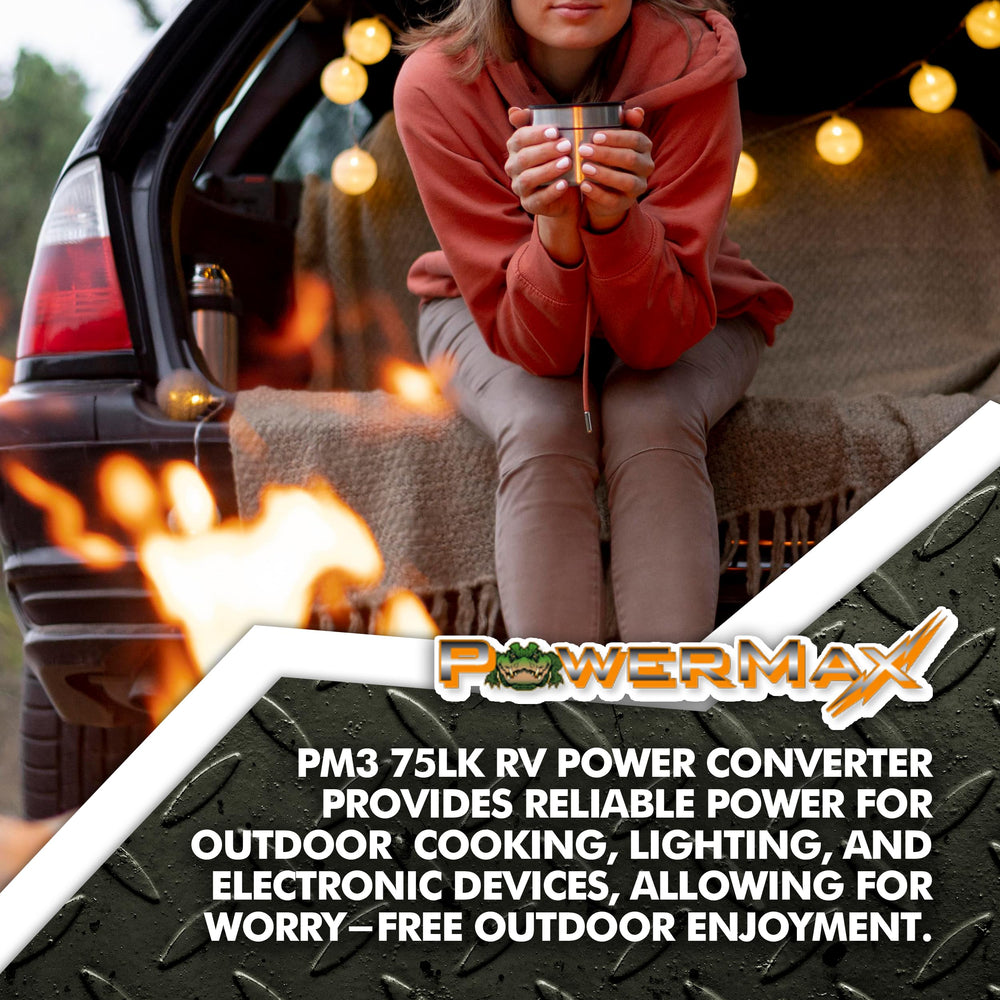 Safe charging indicators on the PM3-75LK power converter