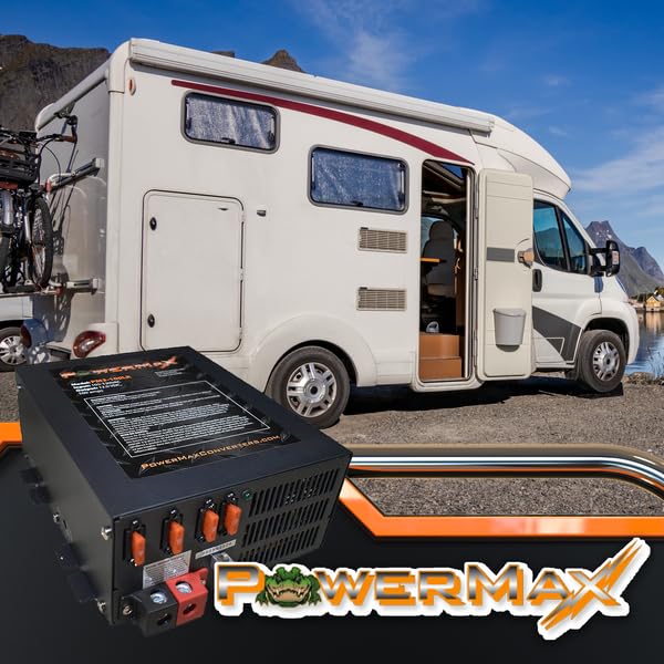 PowerMax PM4 100A charging system highlights multi-stage battery care.