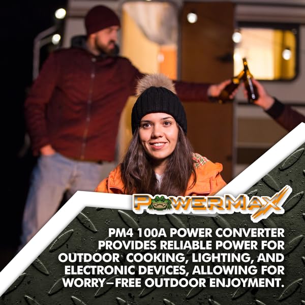 PowerMax PM4 100A off-grid setup demonstrates reliable DC power.