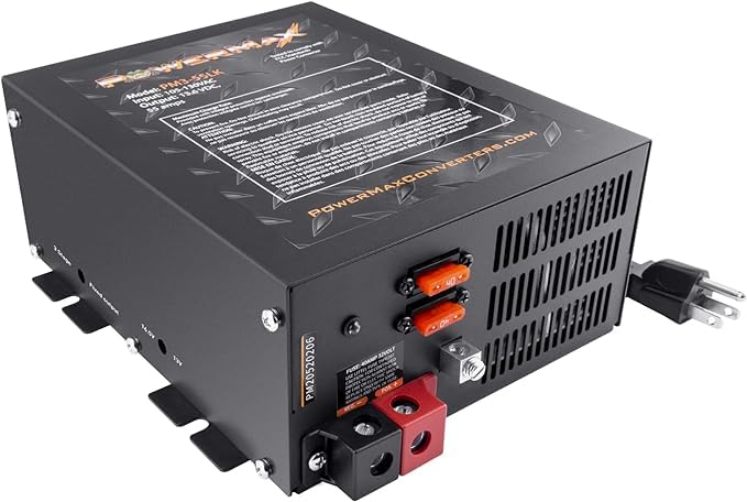 PowerMax PM4 55A front view powering RV electrical system