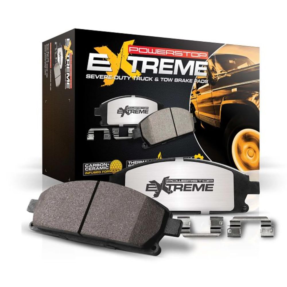 PowerStop Z36 front brake pads for Ford Expedition provide stronger stopping in heavy load conditions.