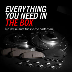 PowerStop stainless steel hardware included for bolt-on install.