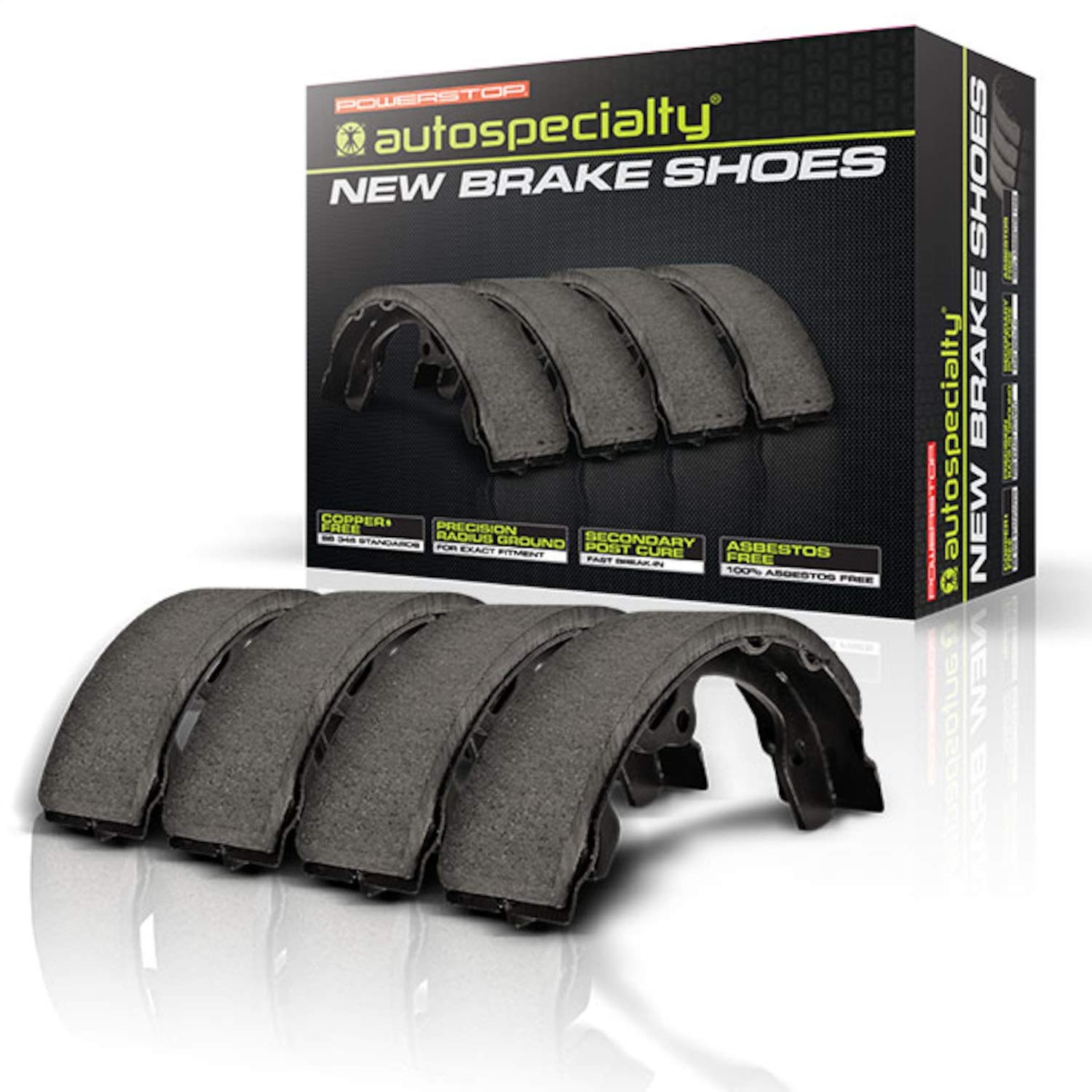 PowerStop rear brake shoes for Dodge Nitro offer smoother braking and rust resistance.