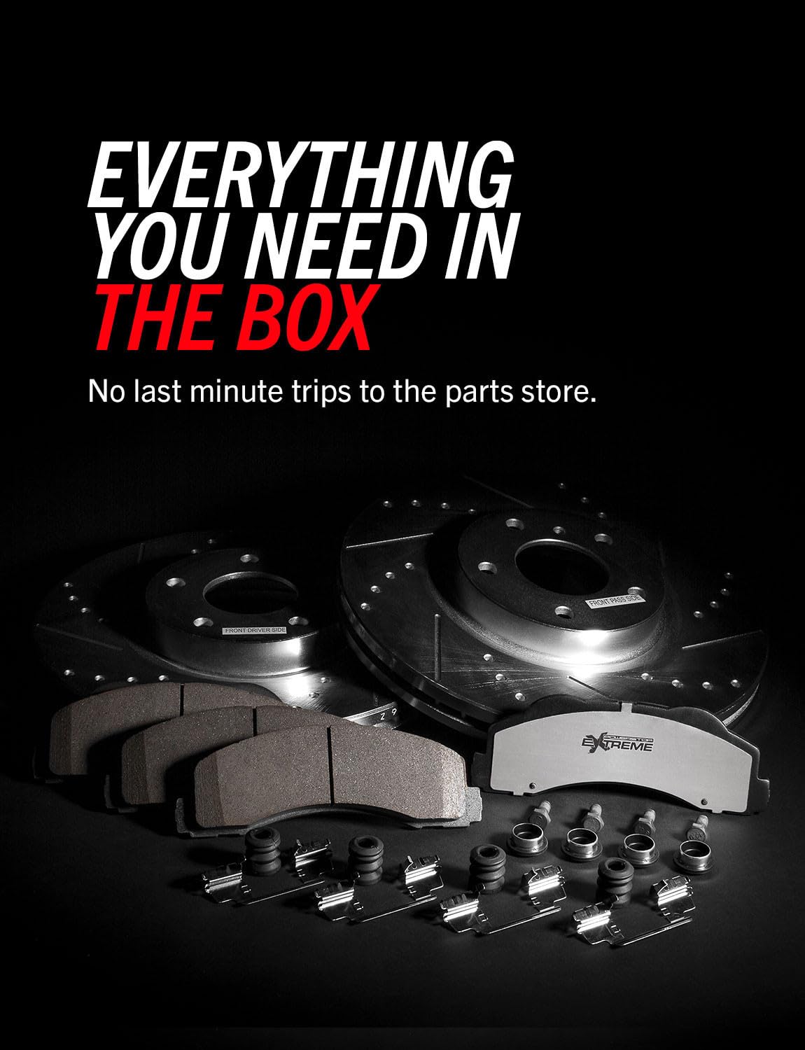 Stainless-steel installation hardware included for durable mounting