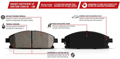 PowerStop Z16 ceramic rear brake pads for Silverado 1500 LD—confident stopping with reduced dust.