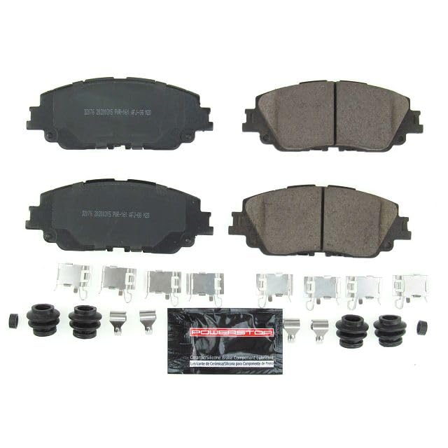 PowerStop Z23 pads on RAV4 for cleaner wheels and solid stops
