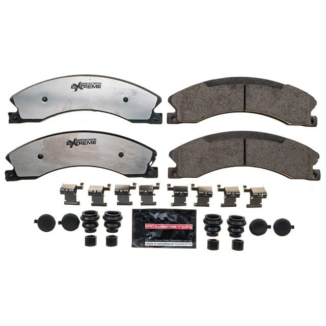 PowerStop Z36 brake pad hardware ready for quick, tool-free installation