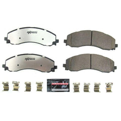 Z36 carbon-fiber ceramic pad material provides strong stopping power with low dust.