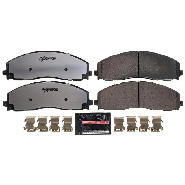 PowerStop Z36 carbon-fiber ceramic pad delivers strong braking with reduced dust.
