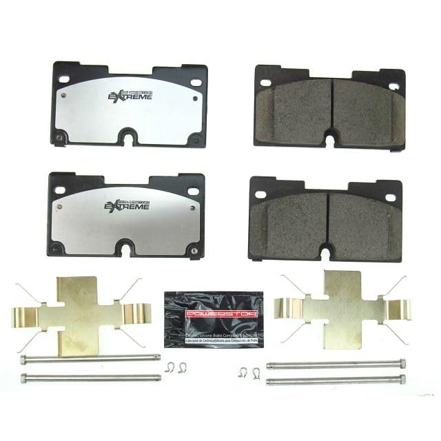 PowerStop Z36 front brake pads for Silverado 1500 support confident braking under load.