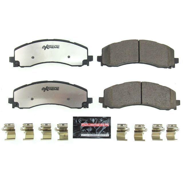 PowerStop Z36 rear brake pads for Ram 3500 with direct-fit fit and enhanced braking performance.