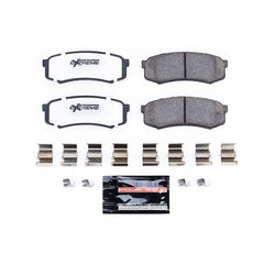 PowerStop Z36 truck and tow brake pads kit ready for installation