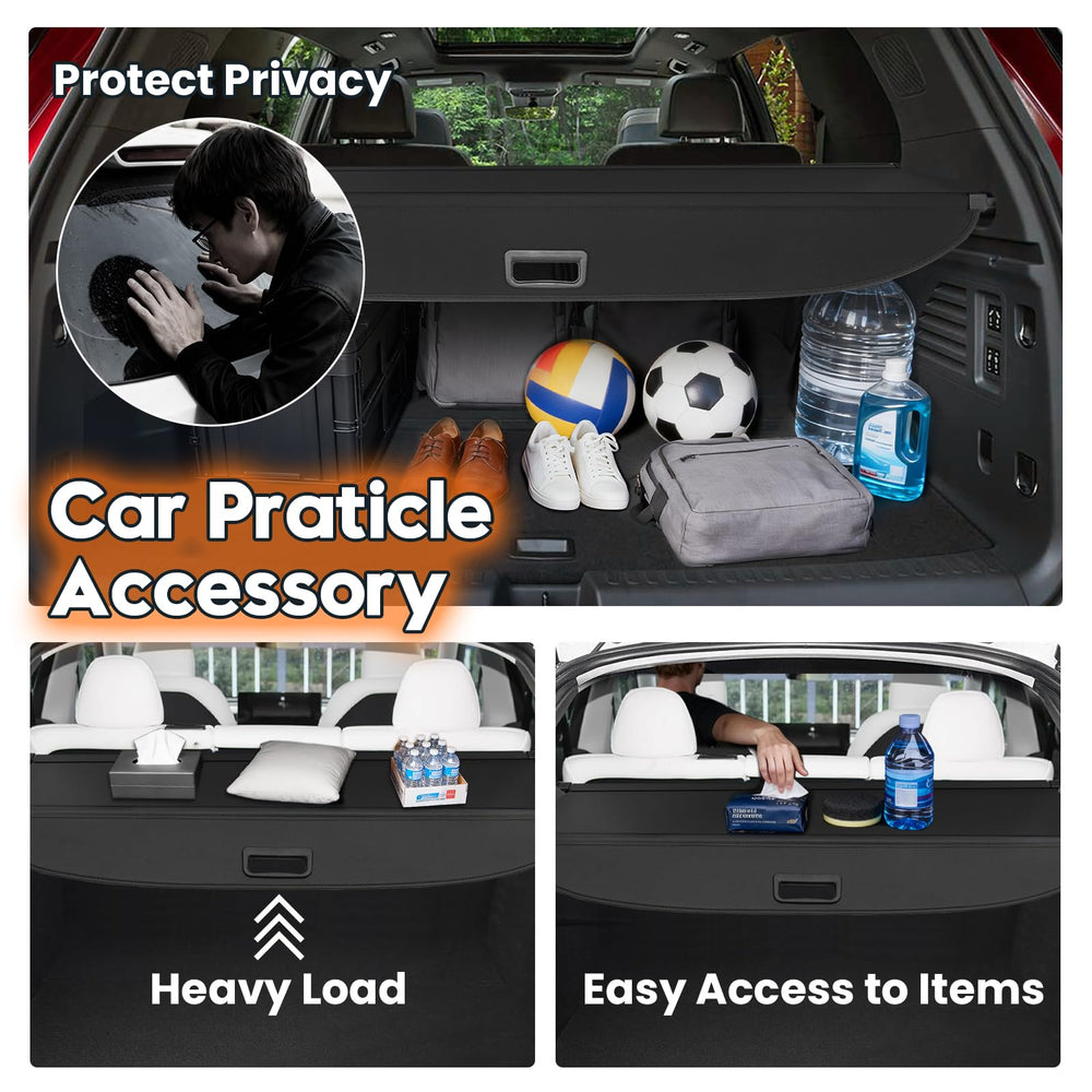 Powerty cargo cover end-corners are polished to prevent scratches.
