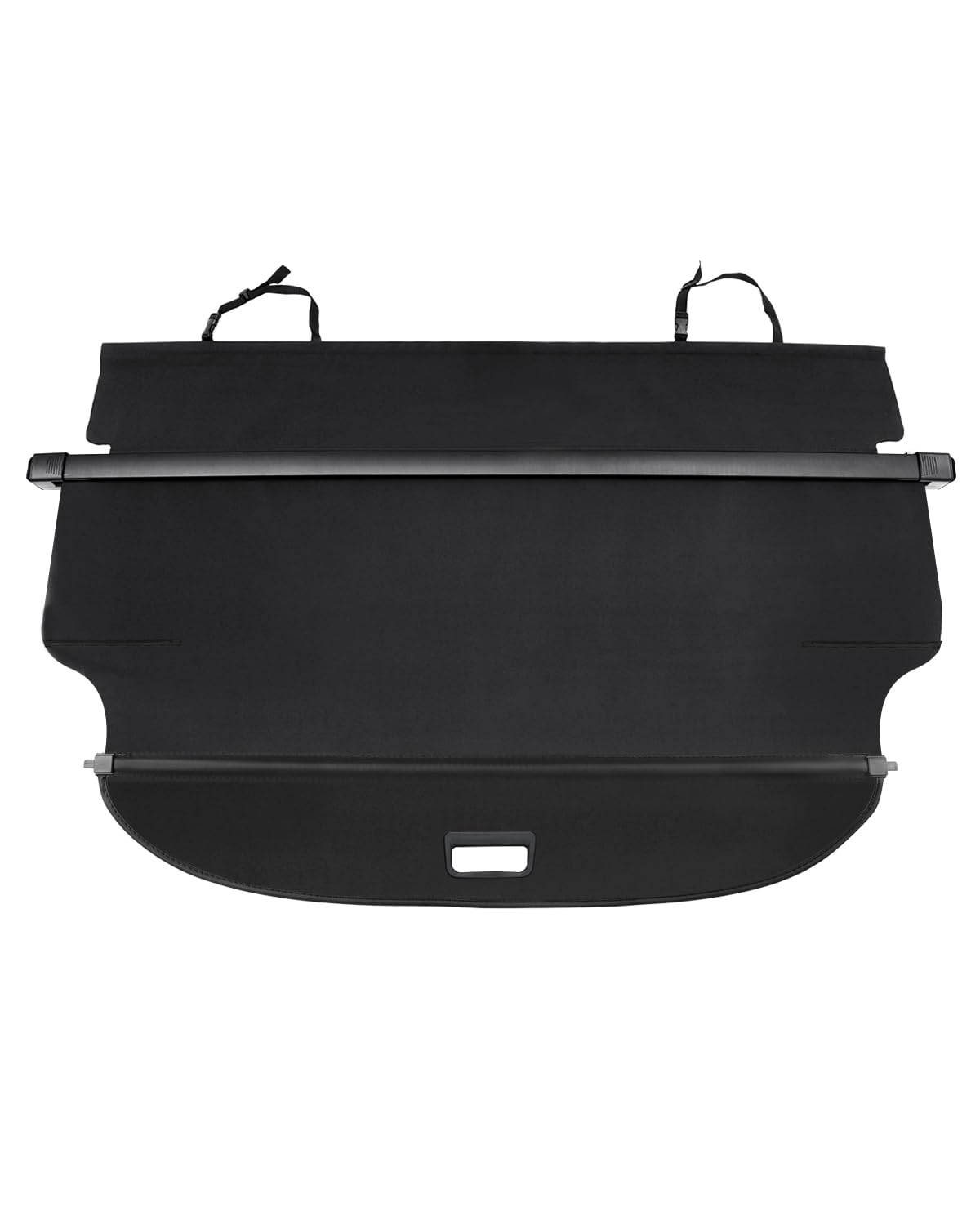 Powerty cargo cover in RAV4 trunk, retractable for privacy and sun protection