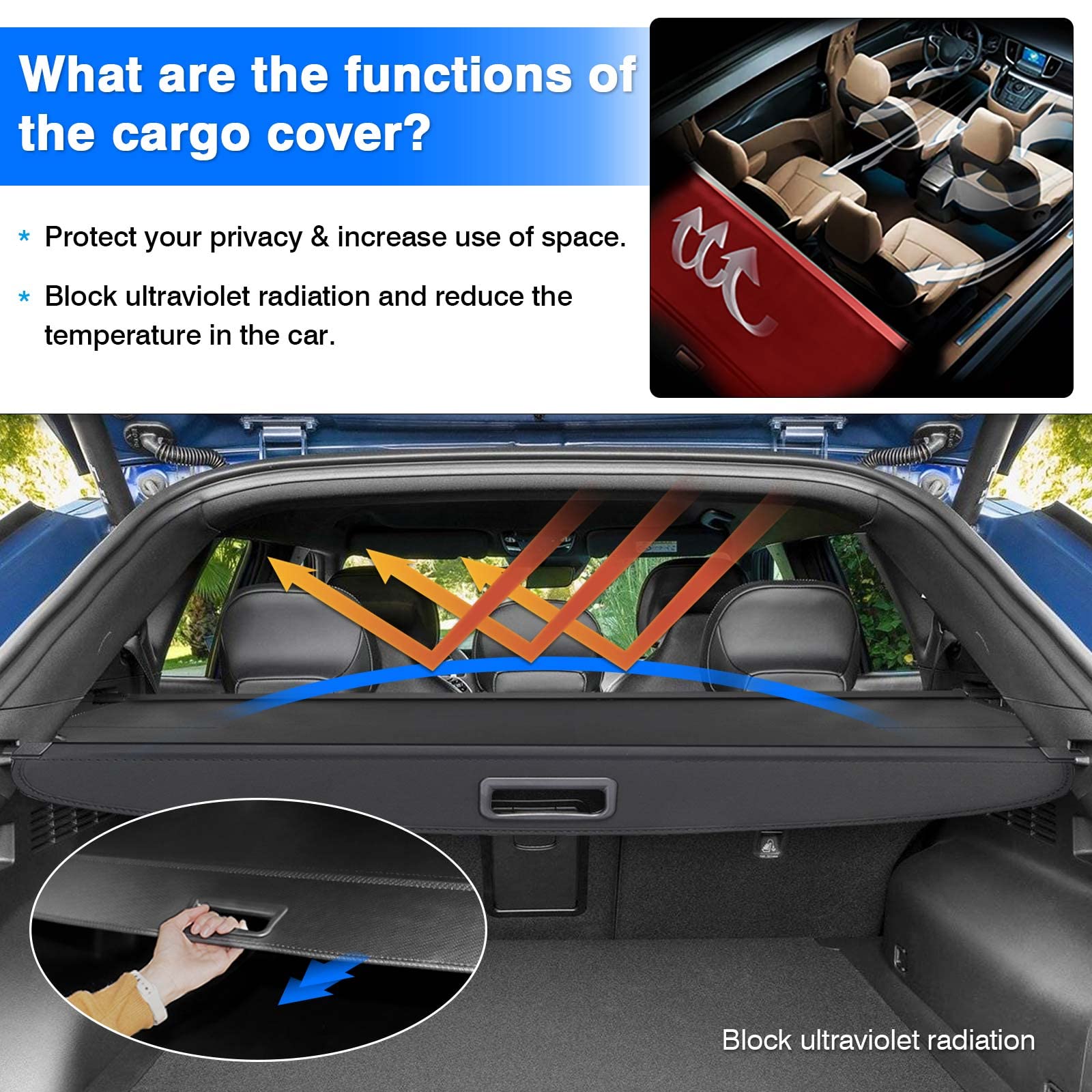 Powerty premium material aluminium PVC ensures durability and scratch resistance.