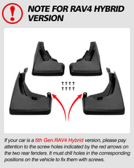 Powerty Rav4 front right splash guard shields wheel well from debris