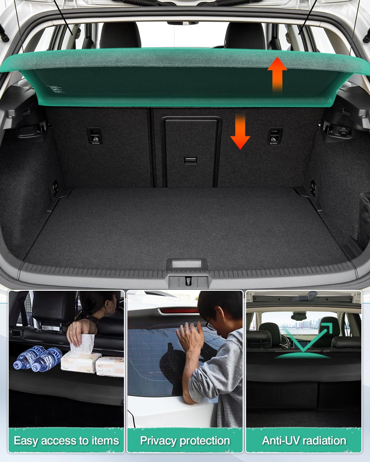 Powerty UV protection Taos keeps interior from sun fading.
