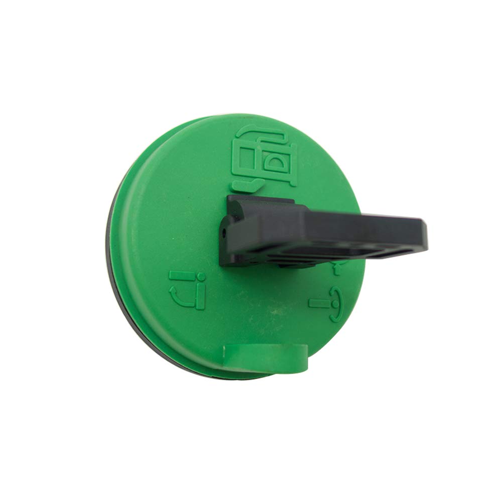 POWERWORKS diesel cap seal closeup reveals gasket reliability for spill prevention