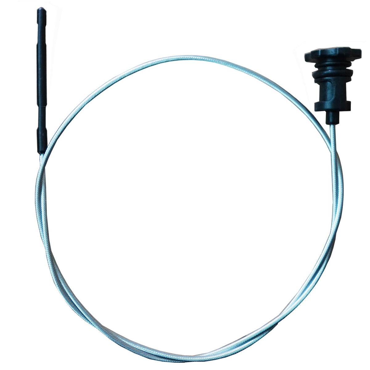 PowerWorks permanent locking dipstick installed in the vehicle for hot or cold checks.