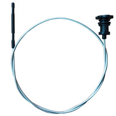 PowerWorks permanent locking dipstick installed in the vehicle for hot or cold checks.