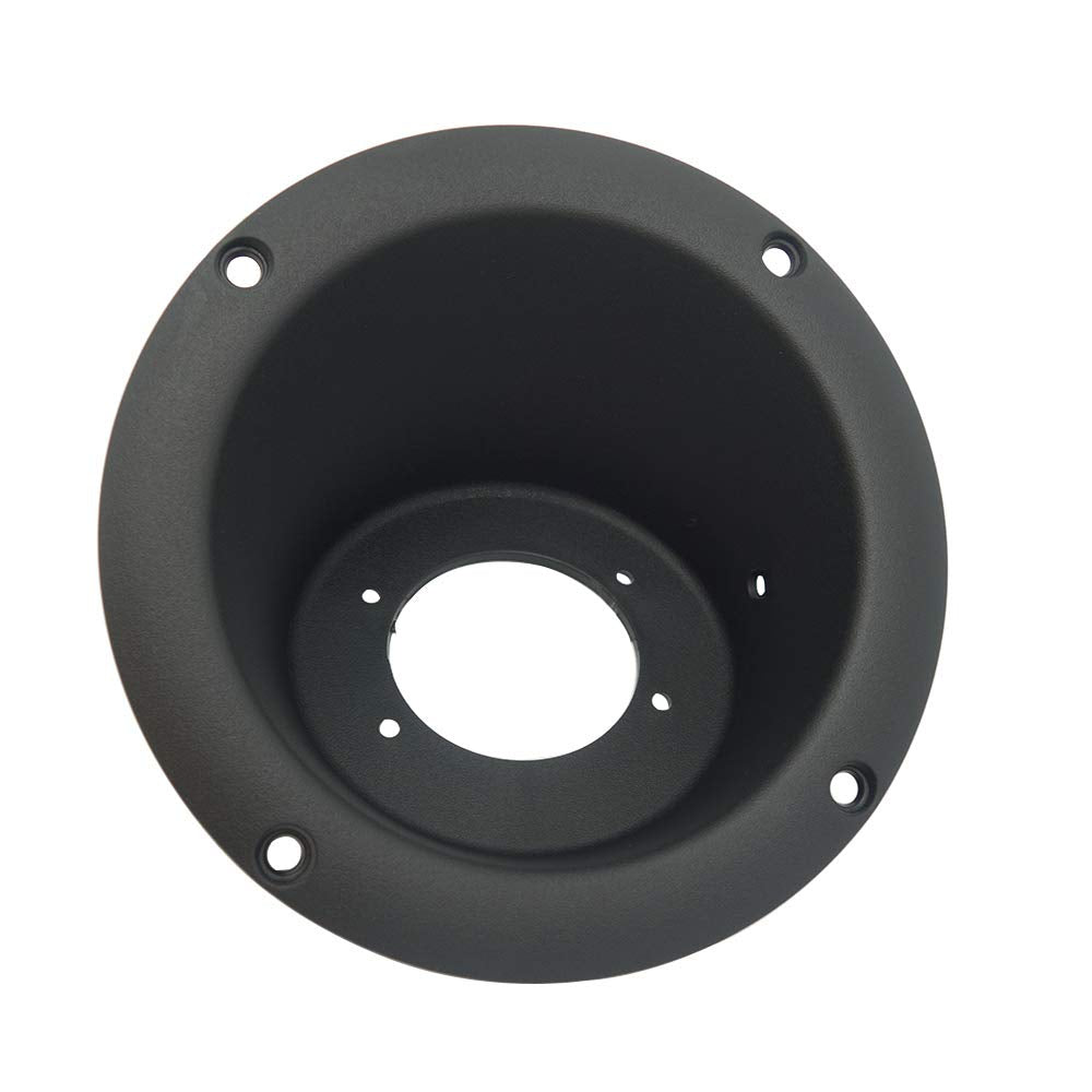 POWERWORKS fuel filler neck bezel for Jeep Wrangler TJ demonstrates direct-fit design.