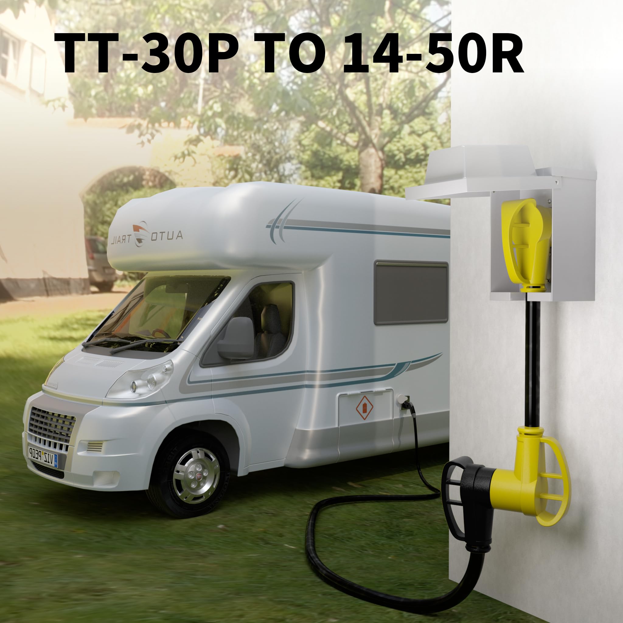 POWGRN ETL-listed label confirms tested safety for RV setups.