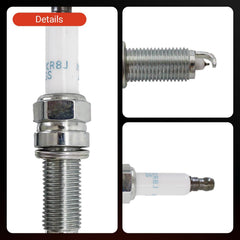 Powkos four-pack spark plugs ready for a 4-cylinder ignition system.