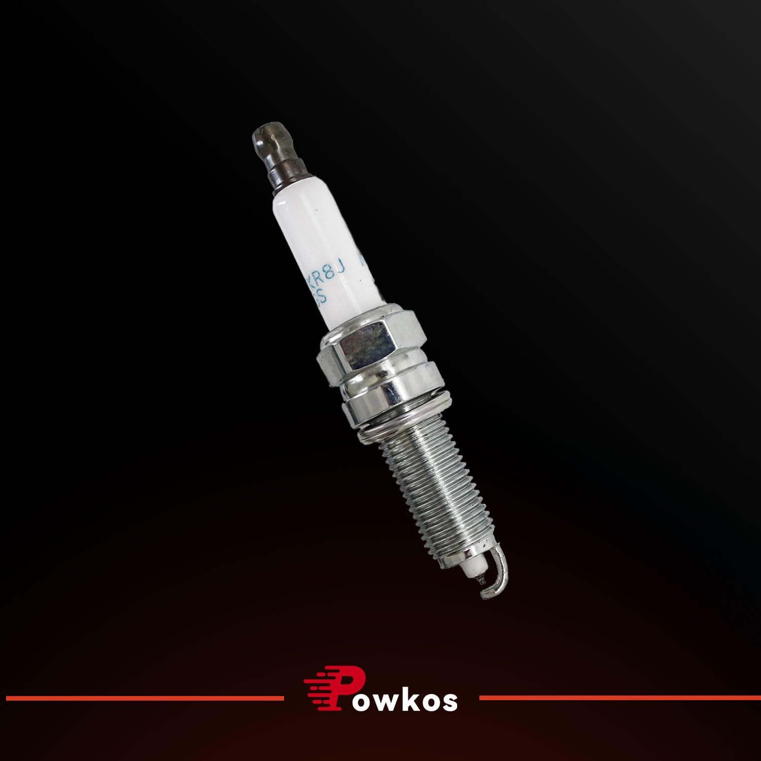 Powkos packaging showing OEM-replacement spark plugs and easy-to-follow guide.