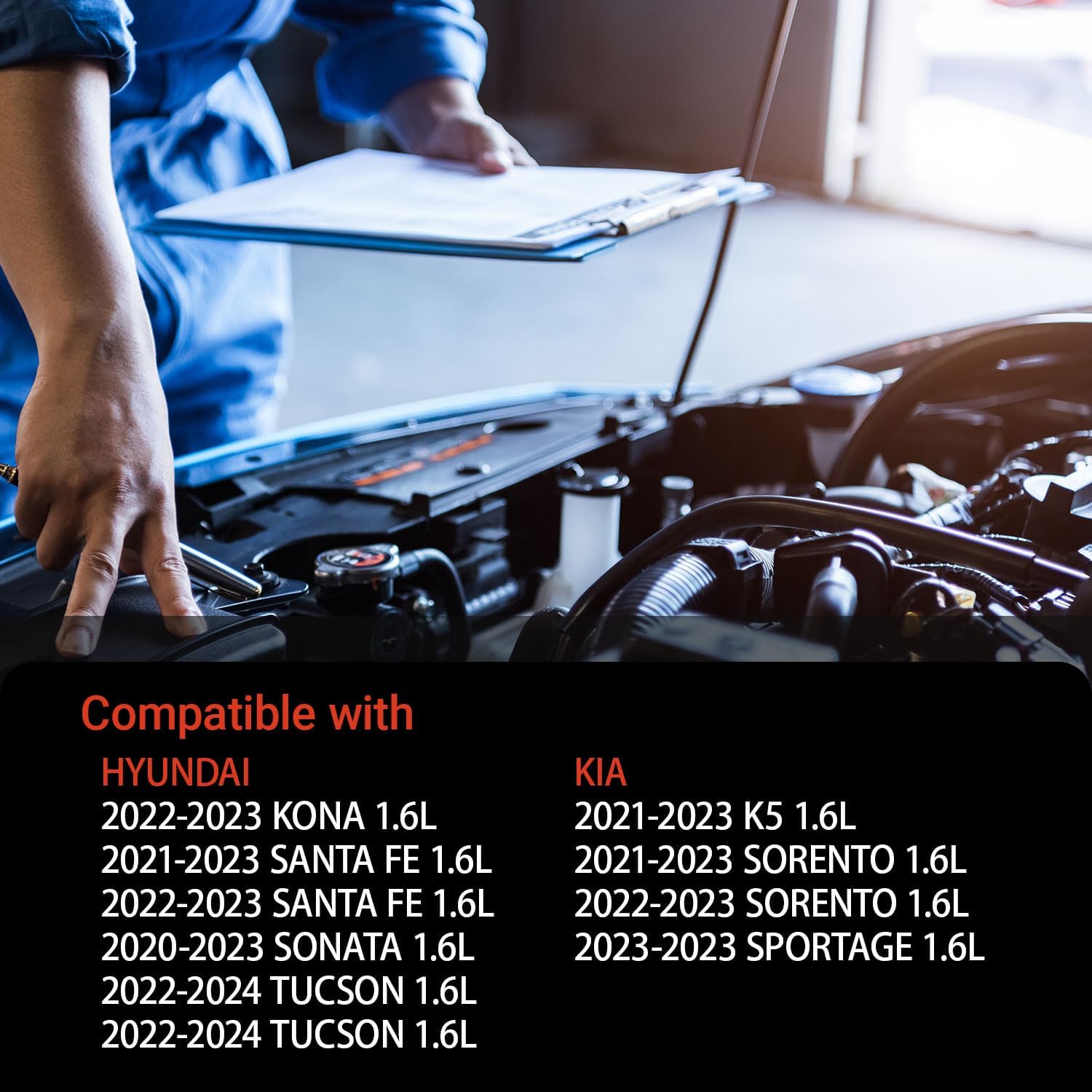 Powkos spark plug install with OEM thread and gap specifications for easy fit.