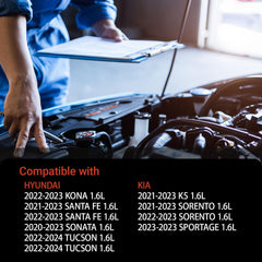 Powkos spark plug install with OEM thread and gap specifications for easy fit.
