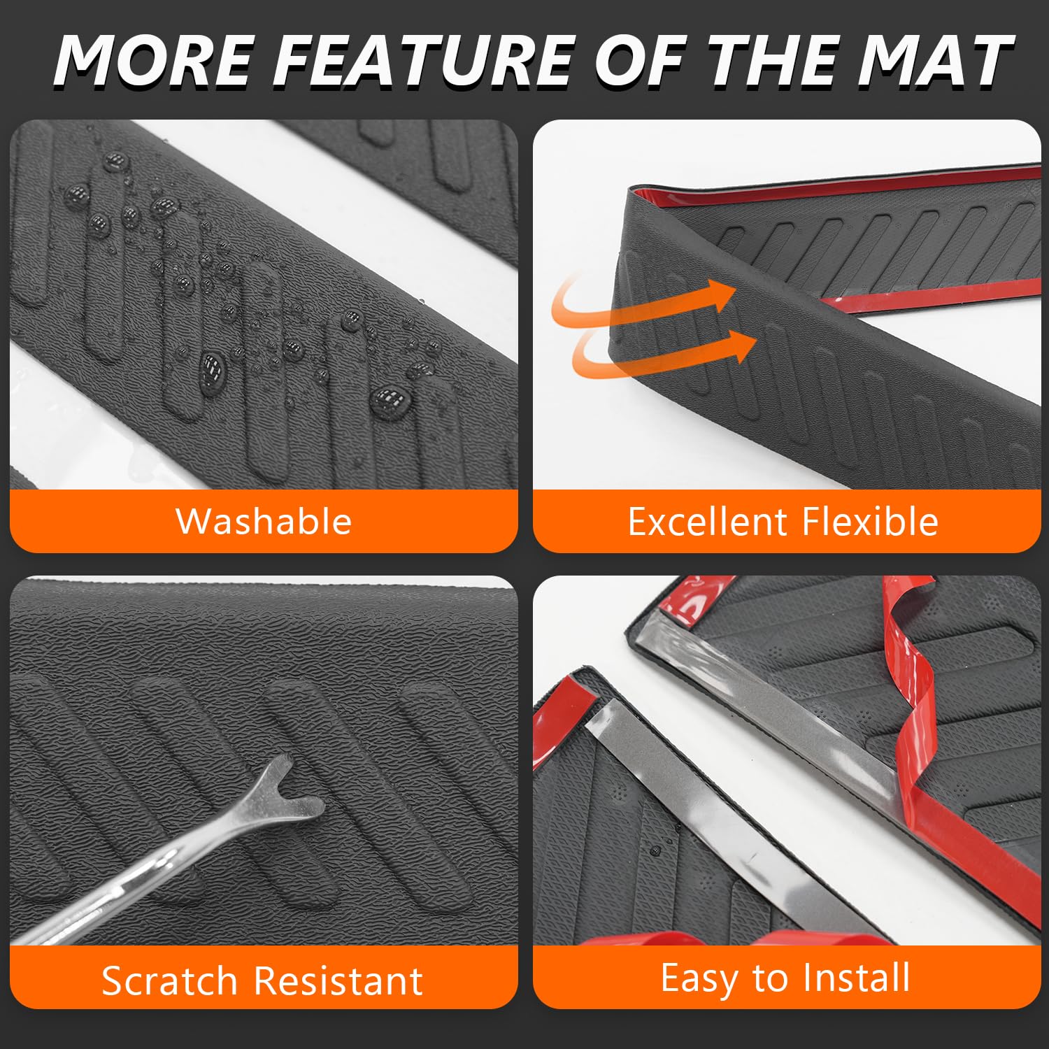 powoq installation step image shows quick-stick application with no drilling required