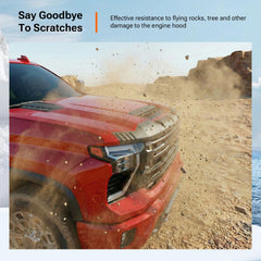 Powoq hood shield close-up highlighting textured edge for durability
