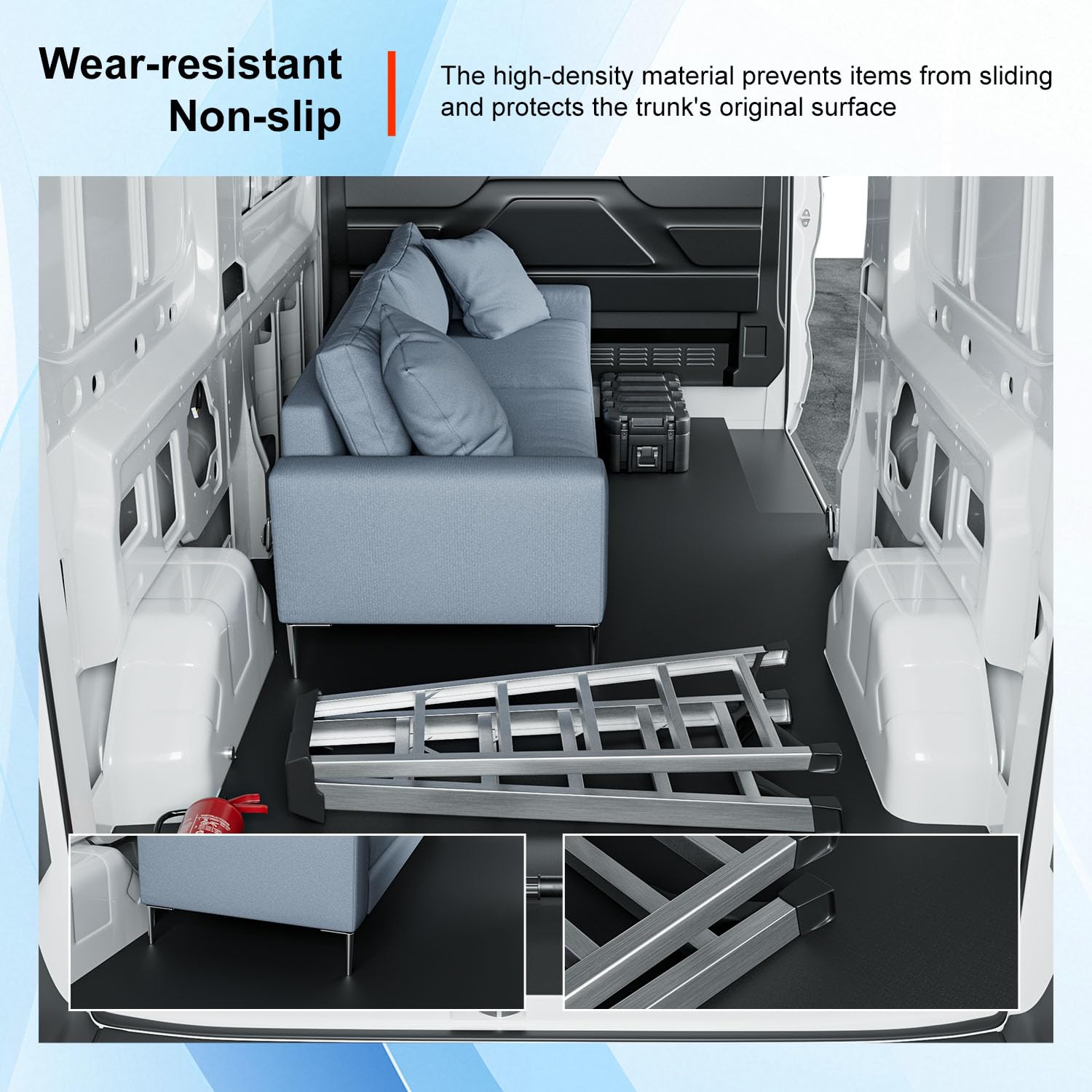 powoq simple install trunk mat fits quickly without tools