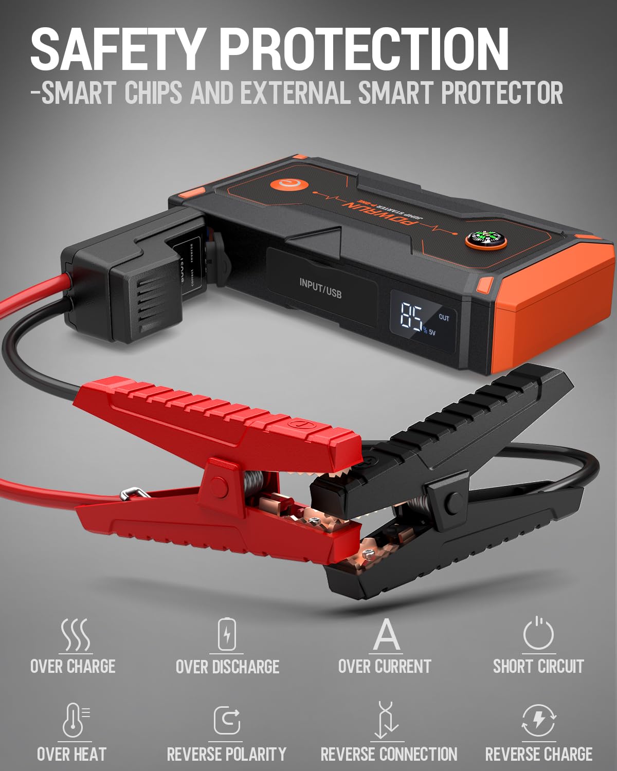 Powrun P-ONE LED emergency lamp offers four modes for emergencies.