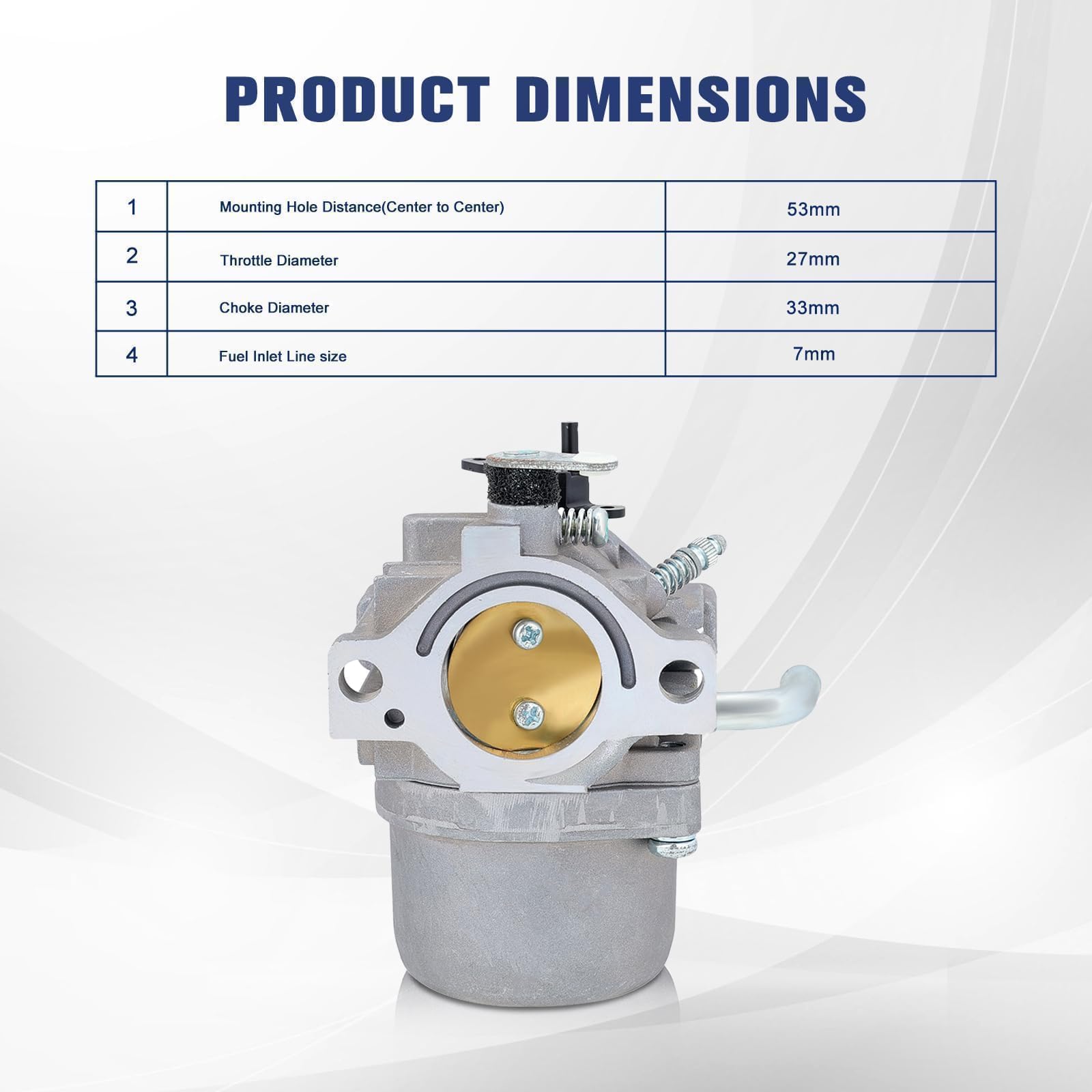 Powtol 590399 carburetor idle test captures stable RPM after replacement