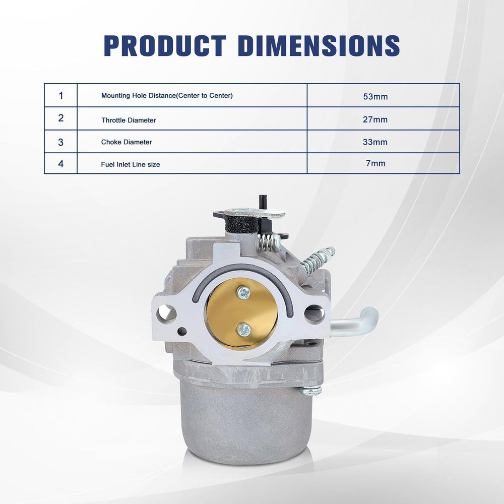 Powtol 590399 carburetor idle test captures stable RPM after replacement