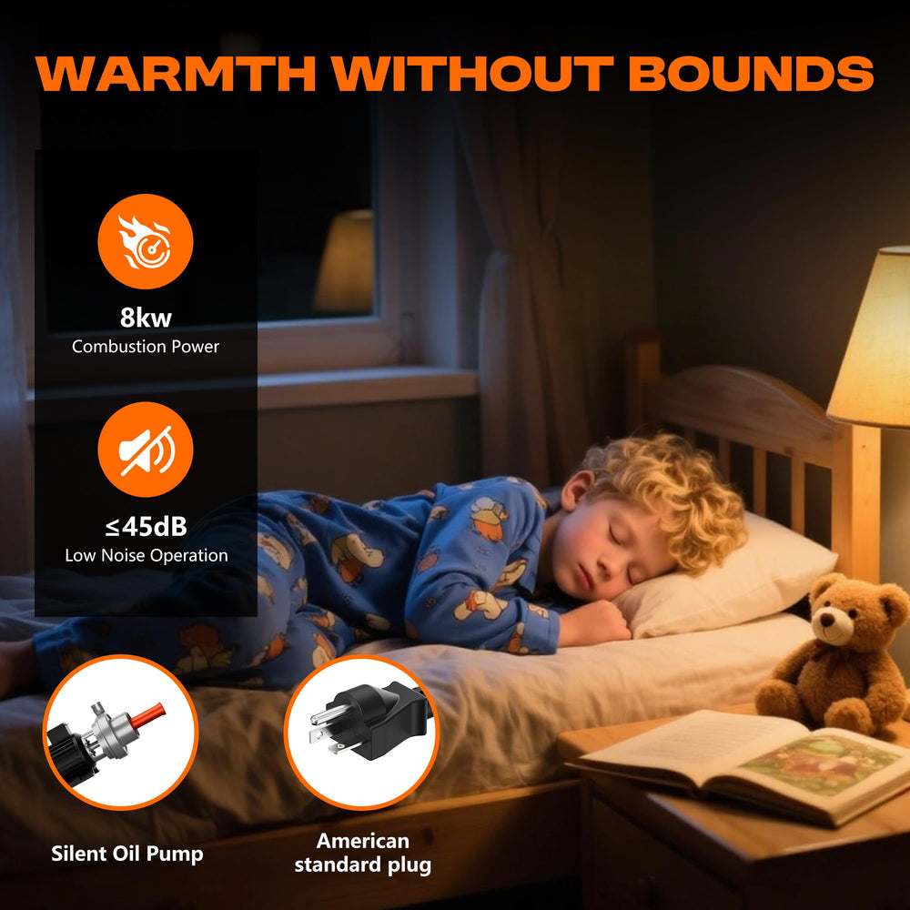 POXURIO 9L fuel tank supports longer heating sessions.
