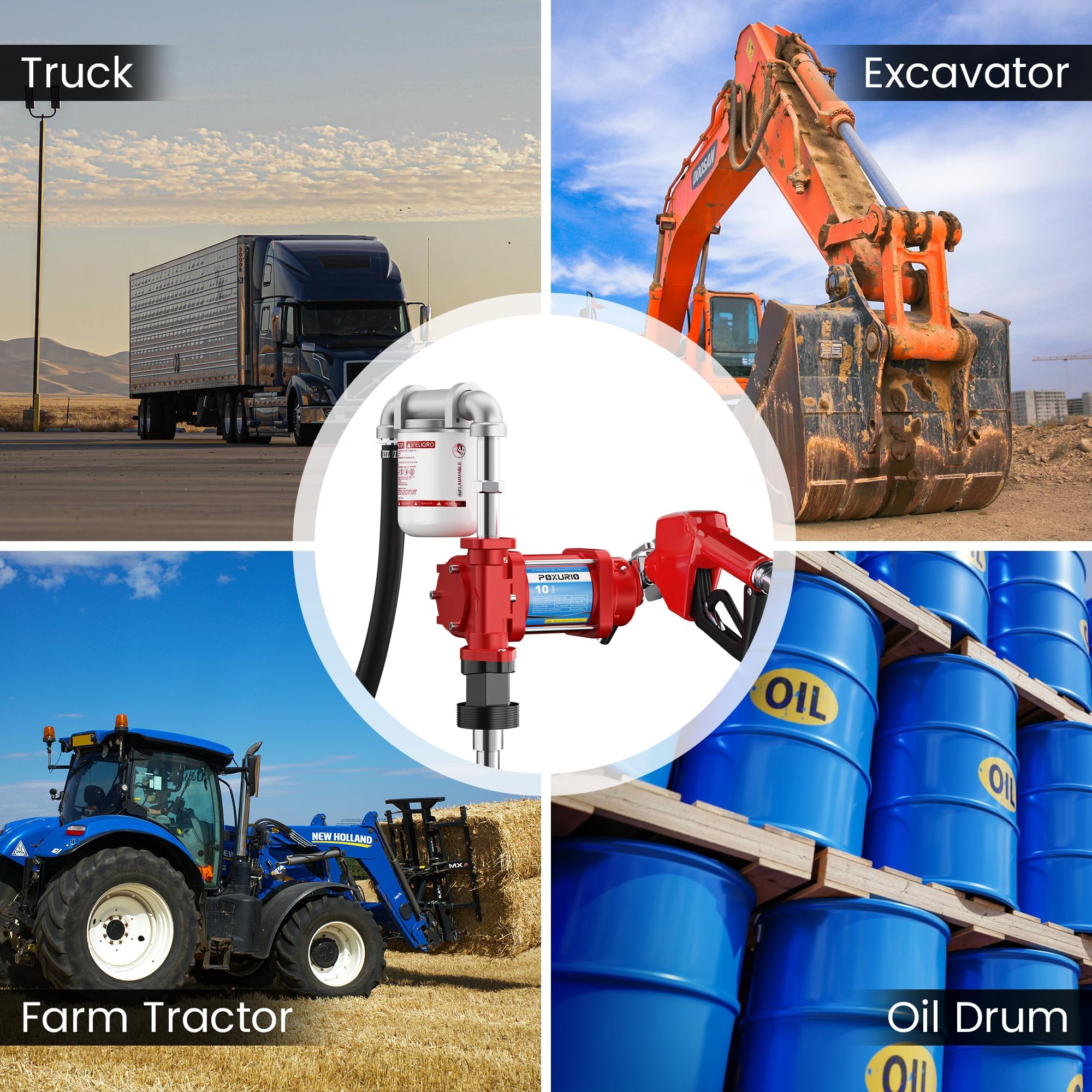 POXURIO Grounding wire enhances safe operation during fueling