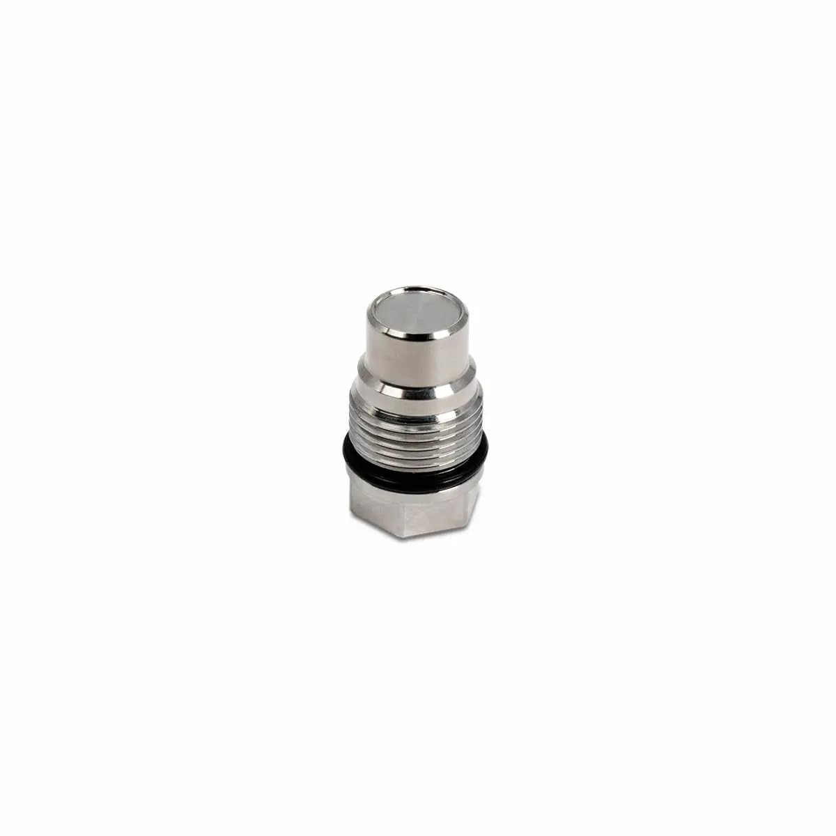 PPE Duramax rail-pressure valve close-up demonstrates precise design to maintain fuel pressure.