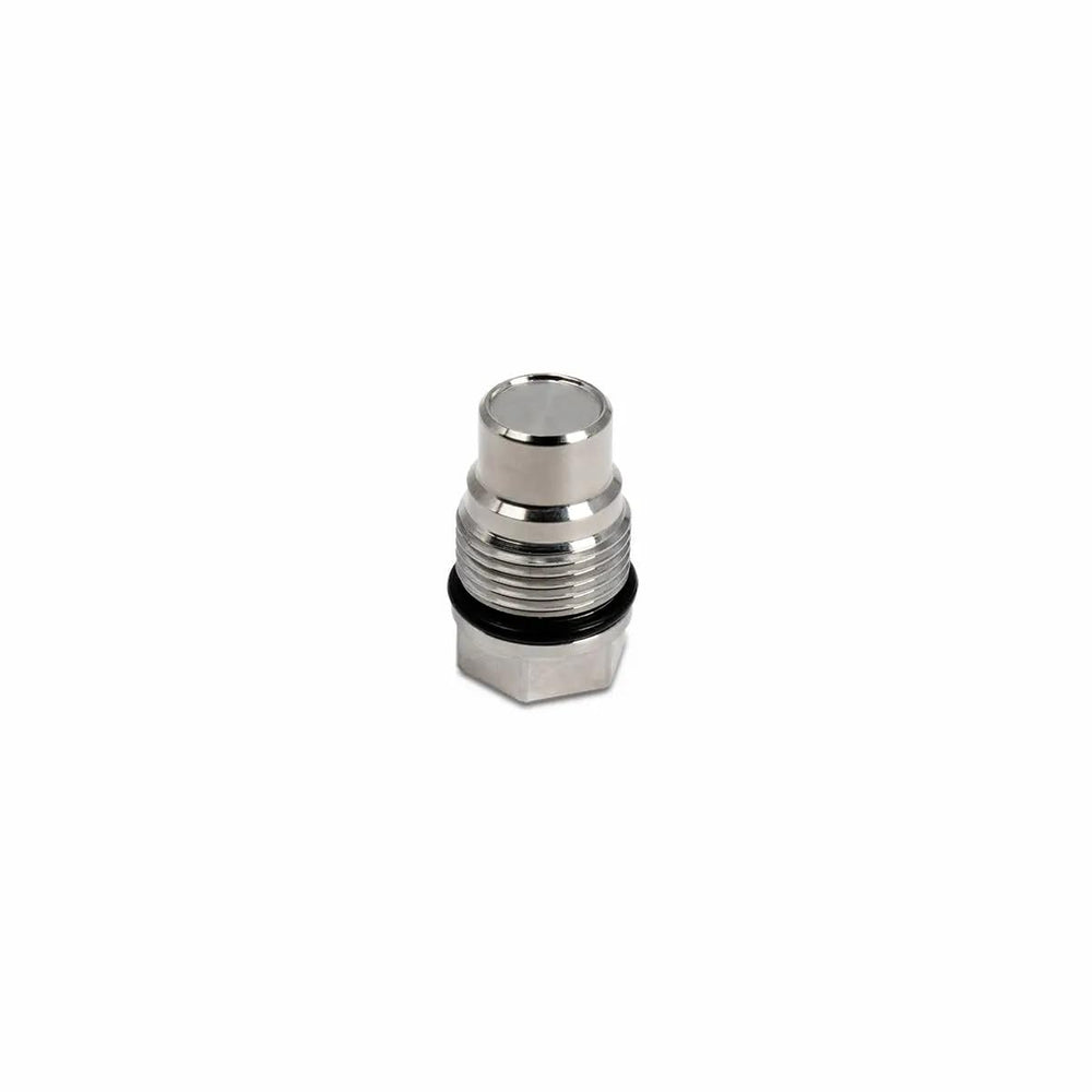 PPE Duramax rail-pressure valve close-up demonstrates precise design to maintain fuel pressure.