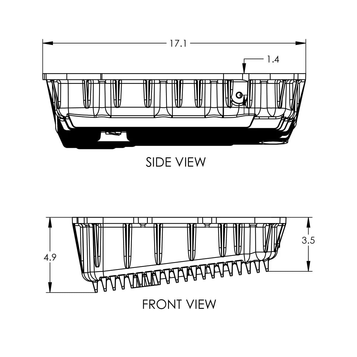 PPE heavy duty transmission pan brushed, warranty information highlights limited lifetime coverage