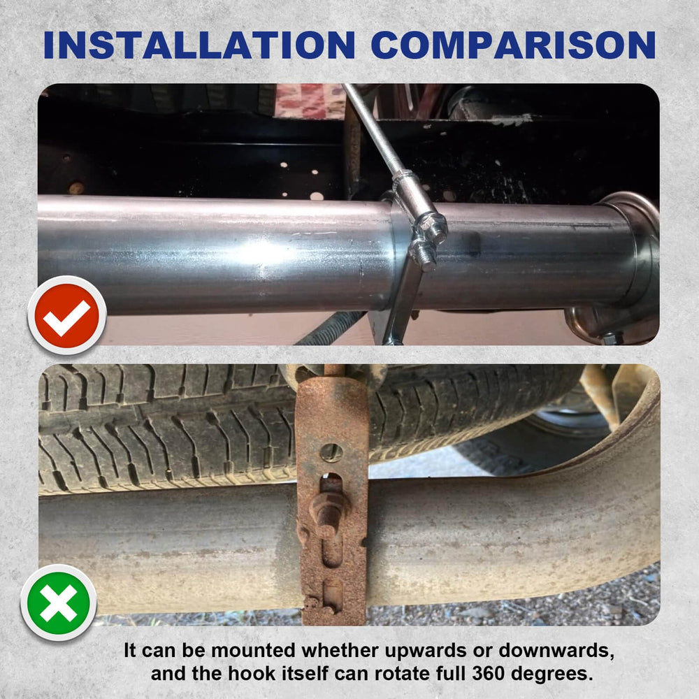 Ppizkk stainless steel exhaust hanger, corrosion resistant and durable.