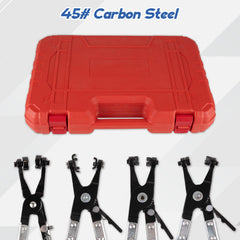 ppkbbeb bend throat clamp pliers reaching tight engine bay spaces.