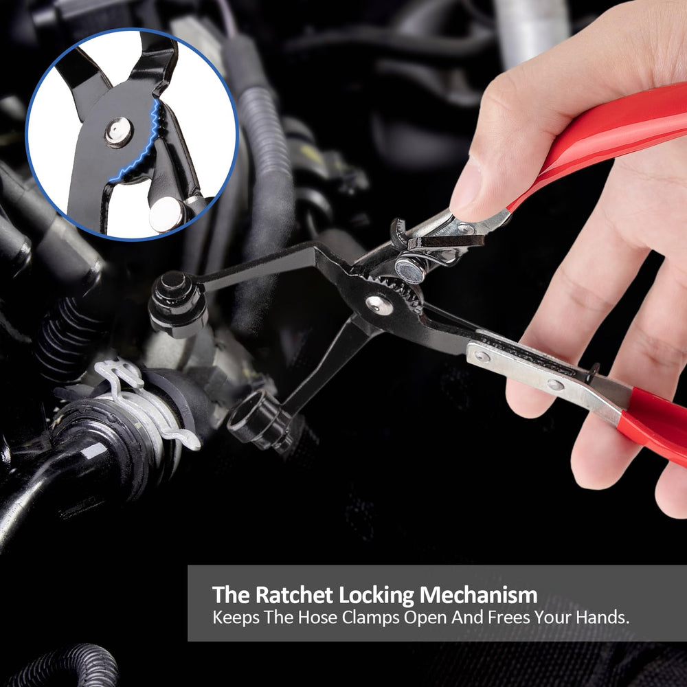 ppkbbeb radiator flexible hose clamp pliers ready for radiator hose work.