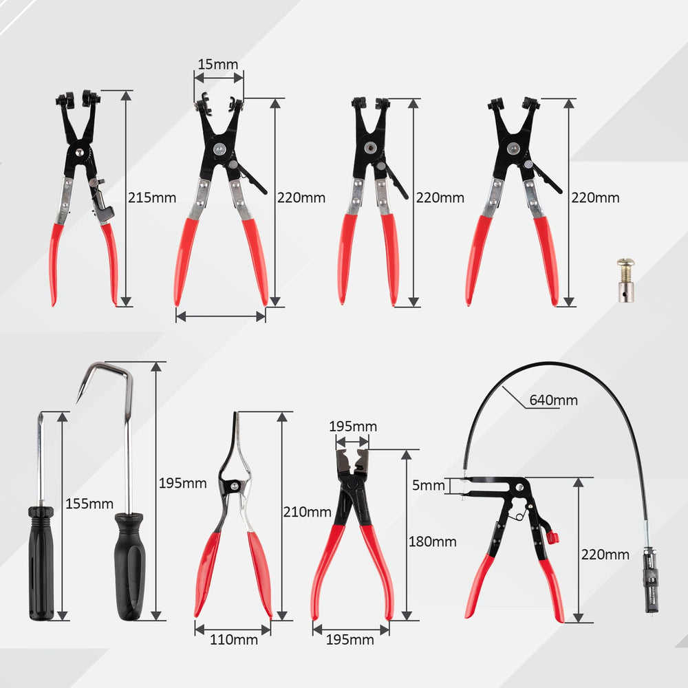 ppkbbeb single clamp pliers designed for targeted hose removal.